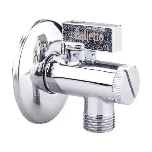 Legjobb ár BALLETTO sarokszelep szűrőbetéttel, 1/2" - 3/8