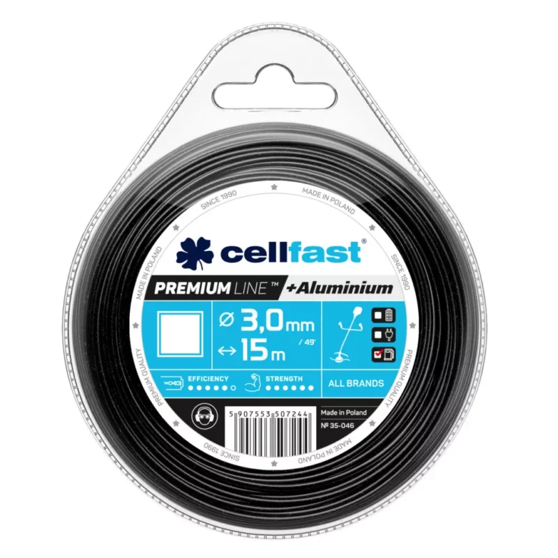 CELLFAST Damil szögletes PREMIUM 3,0 mm x 15 m Legjobb ár
