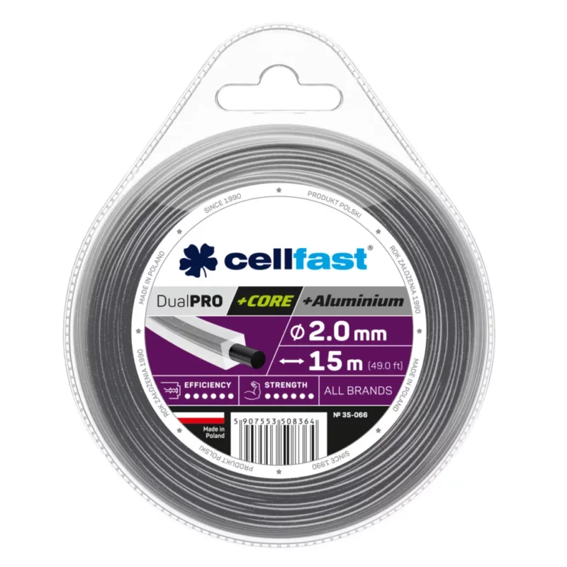 CELLFAST Damil szögletes DUAL PRO 2,0 mm 15 m Vedd meg most