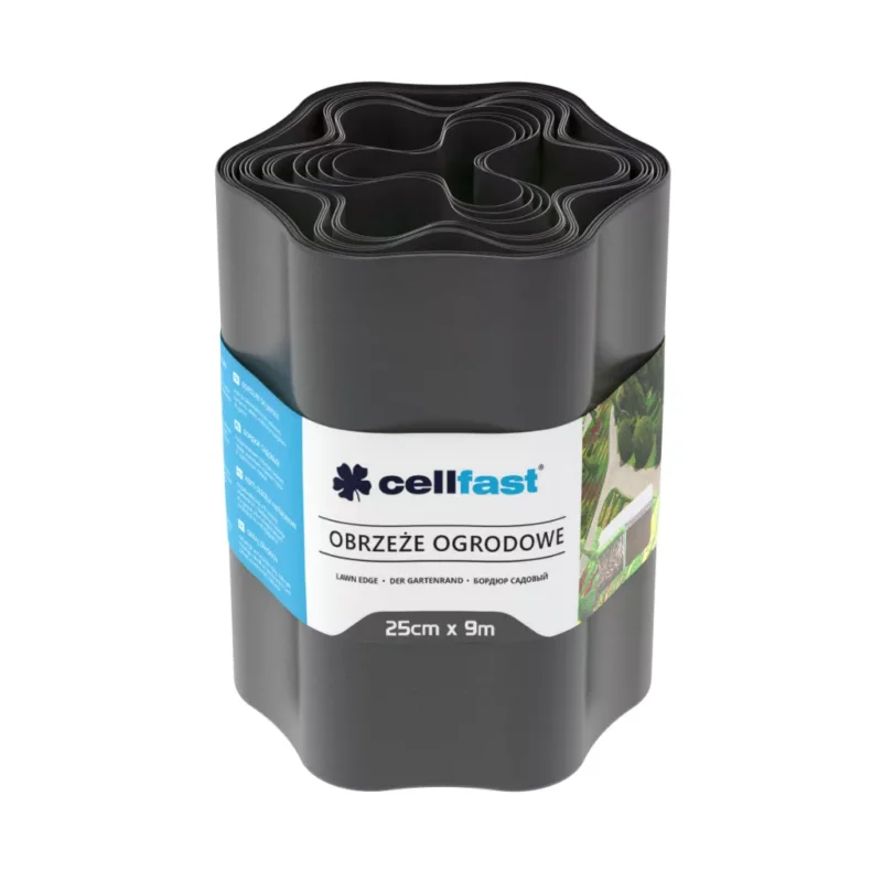 CELLFAST Ágyásszegély hullámos 25 cm x 9 m grafit Vedd meg most