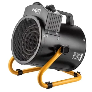 NEO Tools 90-067 Ipari Elektromos Hősugárzó 2Kw, Állíth. Üzemmód, Ipx4(Vizálló), Állíth. Szög,Szabadonálló,330 M3/H Csak ma