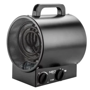 NEO Tools 90-065 Ipari Elektormos Hősugárzó Termosztáttal 2Kw, Ipari,Szabadonálló,253 M3/H Alacsony ár