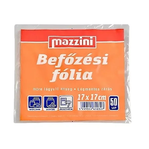 Gyors szállítás Befozési celofán 17x17cm 50 lapos